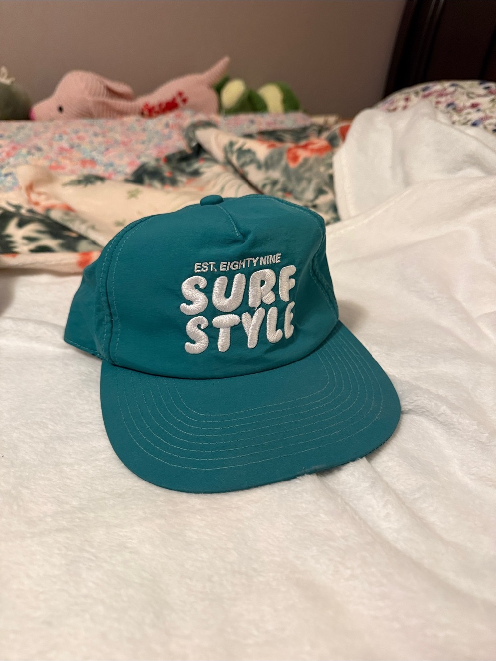 surf style Teal Logo Baseball Cap